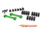 Traxxas Mounts Suspension Arms Alum. (Green-Anodized) (Front & Rear) 8334G