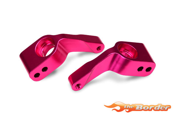 Traxxas Alum Rear Stub Axle Carriers Pink 3652P