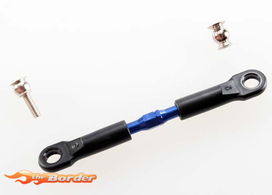 Traxxas 3738A Aluminum Assembled Turnbuckle Rustler Blue 49mm