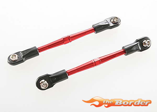 Traxxas Aluminum Turnbuckle Red 59mm (2pcs) 3139X