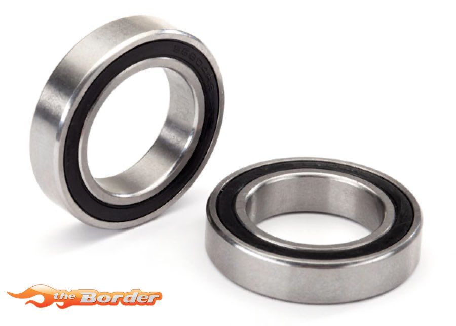 Traxxas Ball bearing black rubber sealed stainless (20x32x7mm) (2) 5196X