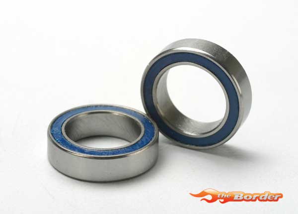 Traxxas Ball bearings blue rubber sealed (10x15x4mm) (2) 5119