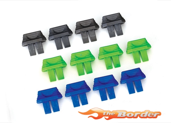 Traxxas Battery charge indicators (green (4) blue (4) grey (4) 2943 