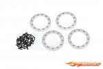 Traxxas Beadlock Rings Satin (2.2") (aluminum) (4)/ 2x10 CS (48) 8168
