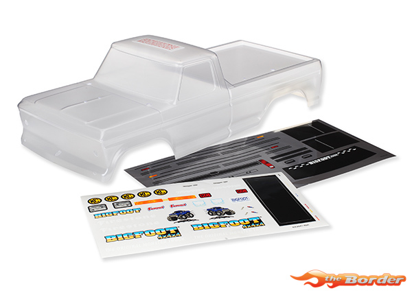 Traxxas Bigfoot No. 1 Body (Officially Licensed Replica) Clear TRX3660