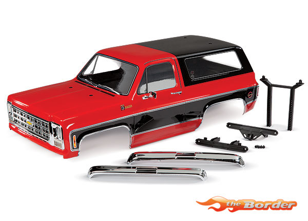 Traxxas Body Chevrolet Blazer (1979) (Red) Complete 8130R
