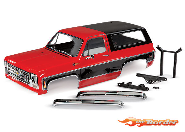 Traxxas Body Chevrolet Blazer (1979) (Red) Complete 8130R