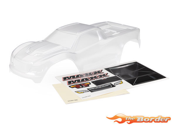 Traxxas Body Clear Maxx - Window / Decals Sheet (for extended Maxx 352mm) 8918
