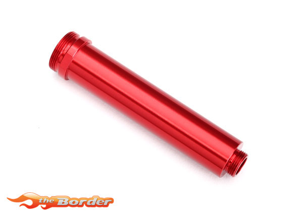 Traxxas Body, GTR shock 77mm, Red Aluminum (Rear, no threads) 8462R