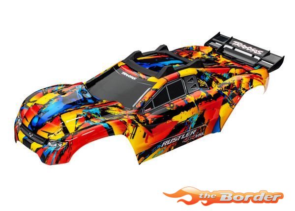 Traxxas Body Rustler 4X4 Solar Flare - Prepainted 6718R