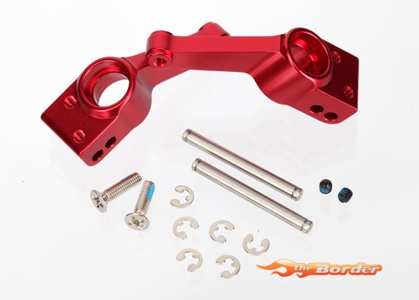 Traxxas Carriers stub axle (Red 6061-T6 aluminum) (2) 1952A