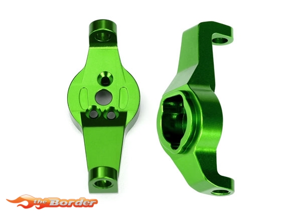 Traxxas Caster Blocks (portal drive) 6061-T6 Alu. Green (L & R) 8232G