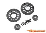 Traxxas Center caps (2) beadlock rings (2) (requires 8255A extended stub axle) 8875