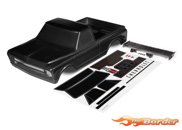 Traxxas Chevrolet C10 Body (includes wing/decals, requires 9415) Black 9411A