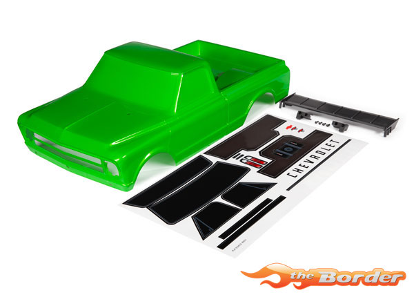 Traxxas Chevrolet C10 Body (includes wing/decals, requires 9415) Green 9411G