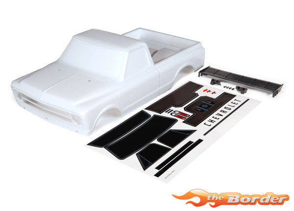 Traxxas Chevrolet C10 Body (includes wing/decals, requires 9415) White 9411T