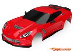 Traxxas Chevrolet Corvette Z06 Body - Red Painted 8386R