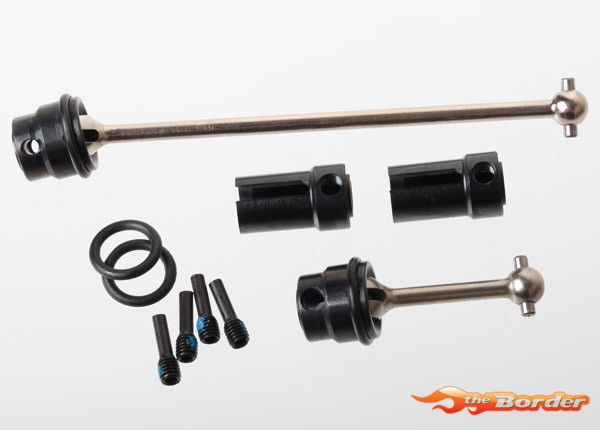 Traxxas Driveshafts, center (steel constant-velocity) front (1), rear (1) (fully assembled) 7250R