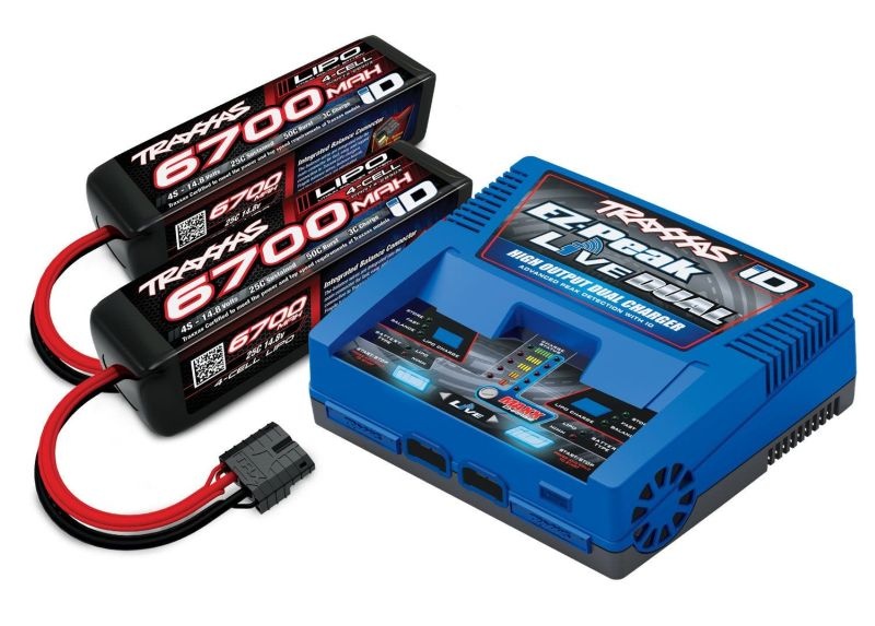 Traxxas Dual Battery/Charger Completer Pack 8S 2997G