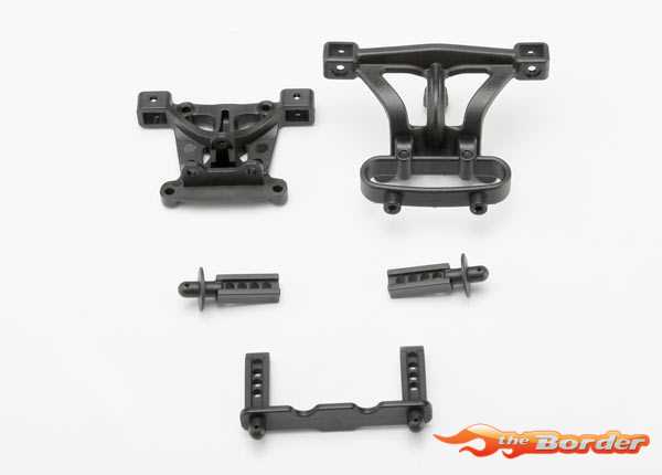 Traxxas E-Revo 1/16 Body mounts, front & rear/ body mount posts - Front & Rear TRX7015