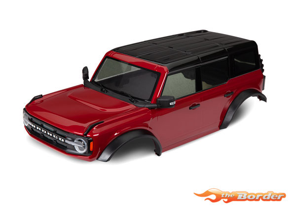 Traxxas Ford Bronco (2021) Red Prepainted Body 9211R
