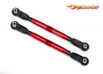 Traxxas Front Toe Links (2) (Red Anodized) 8547R