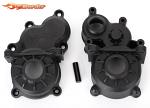 Traxxas  Gearbox halves (front & rear)/ idler gear shaft 8691