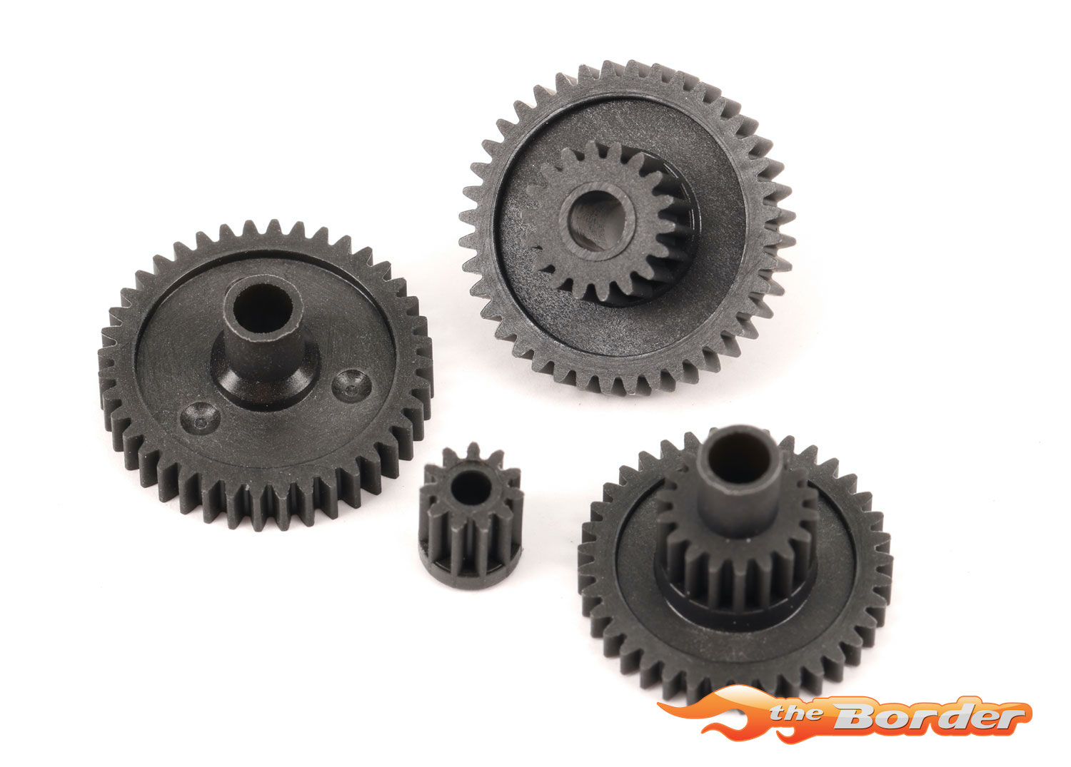 Traxxas Gear set, transmission, high range (trail) (16.6-1 reduction ratio)/ pinion gear, 11-tooth 9776