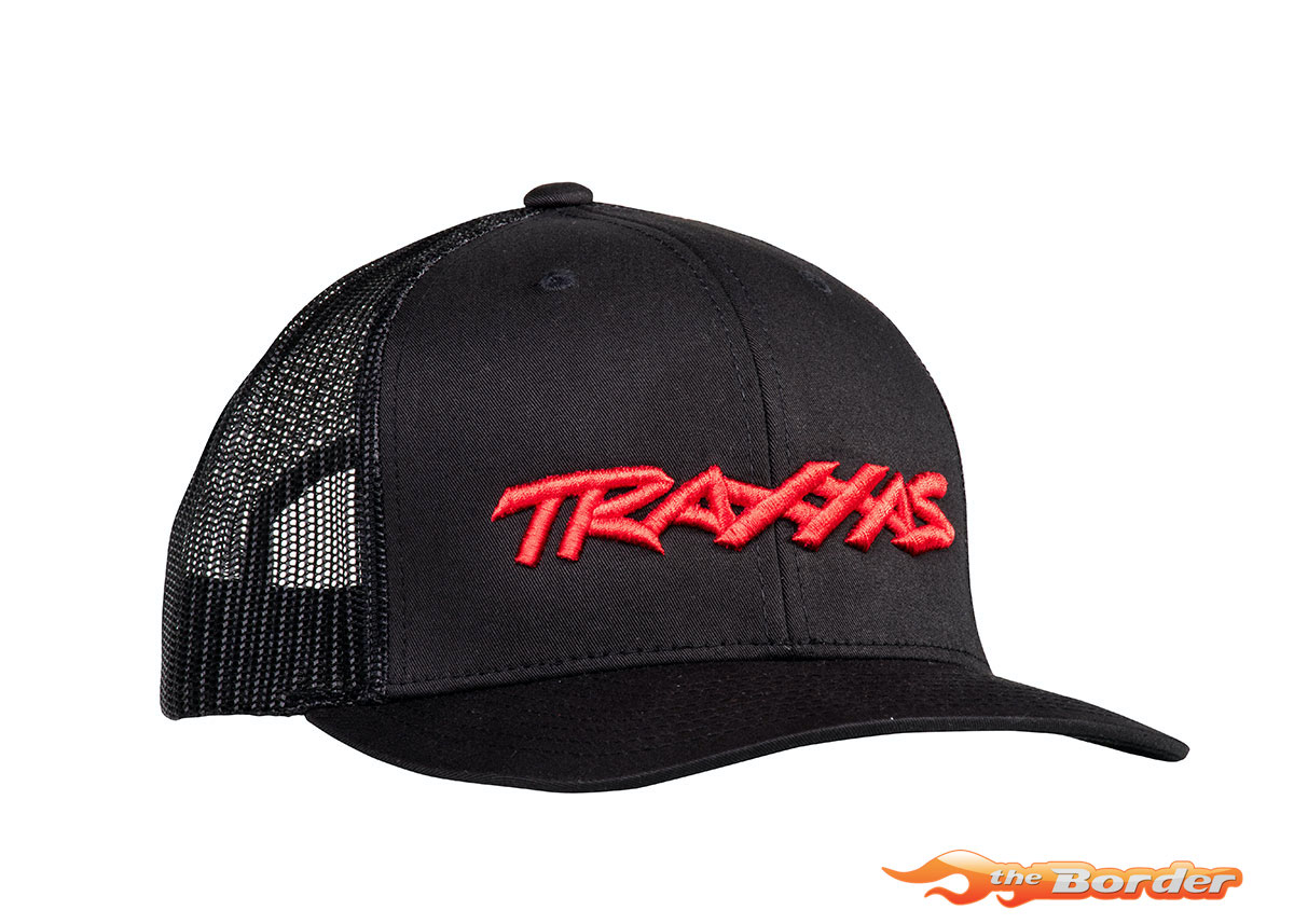 Traxxas Hat Curve Bill Black with Red Logo 1182