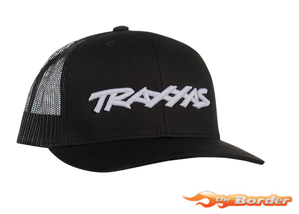 Traxxas Hat Curve Bill Black with White Logo 1182-BLK
