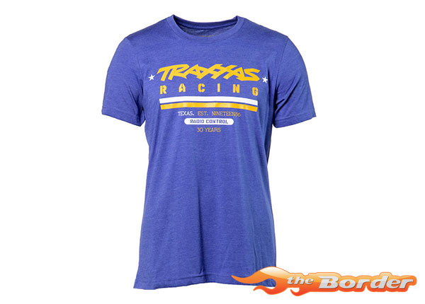 Traxxas Heritage Tee T-shirt Heather Blue 1382 