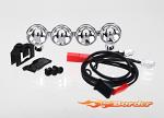 Traxxas LED lightbar (chrome, 4 clear lights) 6784