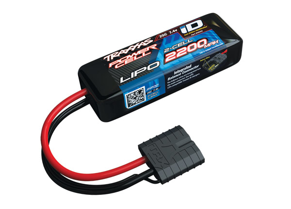 Traxxas LiPo 2200mAh 7.4V 2S 25C for 1/16 models ID TRX2820X