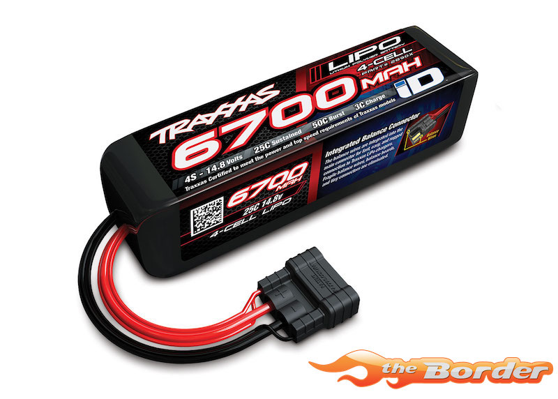 Traxxas LiPo Power Cell 6700mAh 14.8V 4S 25C ID TRX2890X