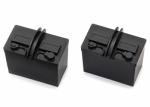Traxxas Plastic Batteries for Desert Racer Body (2) Black 8426