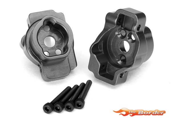Traxxas Portal Drive Axle Mount Rear (L & R) 6061-T6 Alu Charcoal Grey 8256A