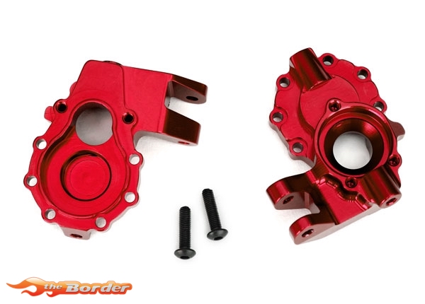 Traxxas Portal Drive Housing Inner Front (L & R) - 6061-T6 Alu Red 8252R