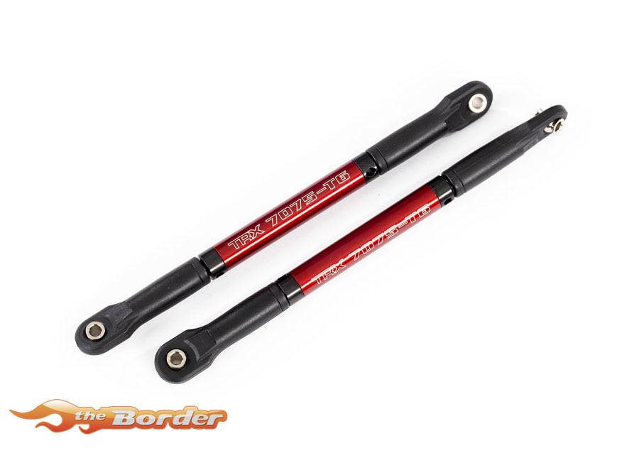 Traxxas Push rods aluminum (Red-anodized) heavy duty (2) 8619R