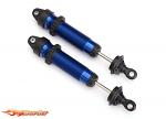 Traxxas Shocks, GTR, 134mm, Blue Aluminum (fully assembled w/o springs) 8450X