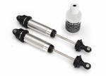 Traxxas Shocks, GTR 139mm, Silver Aluminum (Rear Fully Assembled w/o springs) 8460