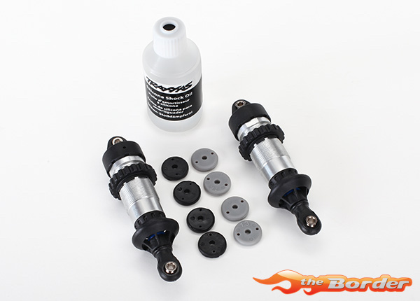Traxxas Shocks, GTR aluminum (assembled) (2) (without springs) 5460
