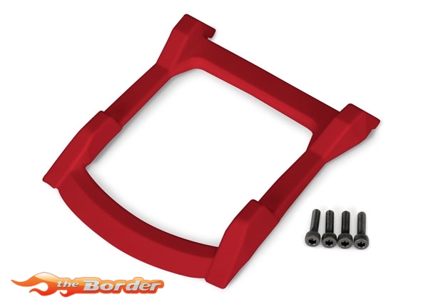 Traxxas Skid Plate Roof (Body)/ 3X12mm Cs (4) - Red 6728R