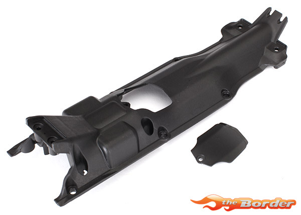 Traxxas Skidplate, transmission, nylon (black)/ cover 5637X