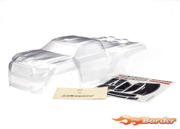 Traxxas Sledge Body Clear (requires painting) Including Window/Grille/Lights Decals 9511