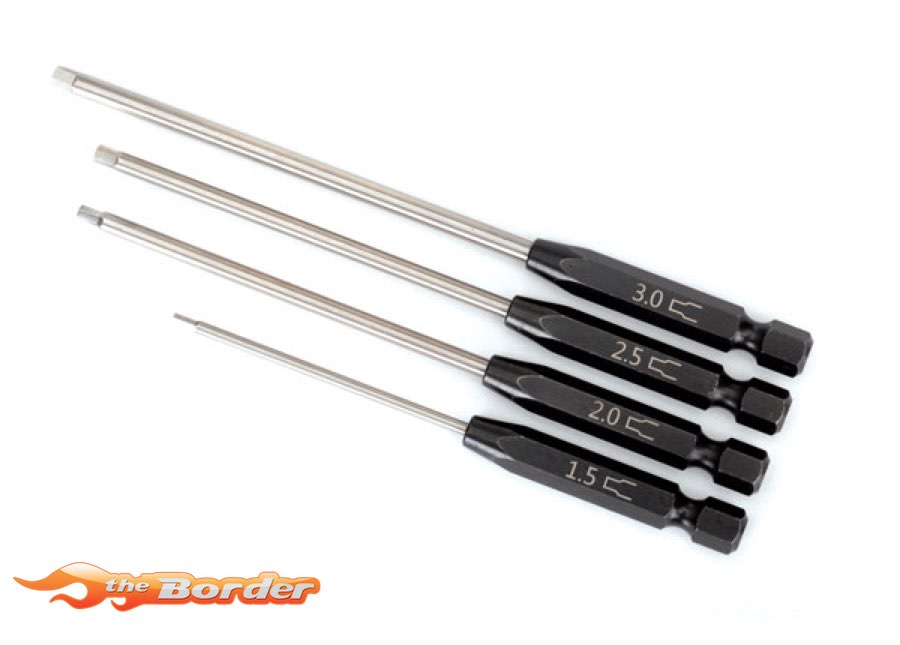 Traxxas Speed Bit Set hex driver 4-piece straight (1.5mm 2.0mm 2.5mm 3.0mm) 8715X