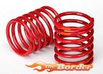 Traxxas Spring shock (red) (3.325 rate orange stripe) (2) 8365