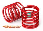 Traxxas Spring shock (red) (4.075 rate green stripe) (2) 8363