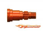 Traxxas Stub axle, aluminum (Orange-anodized) (1) 7768T