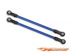 Traxxas Suspension Blue links rear upper (2) (5x115mm, steel) (assembled with hollow balls) 8142X
