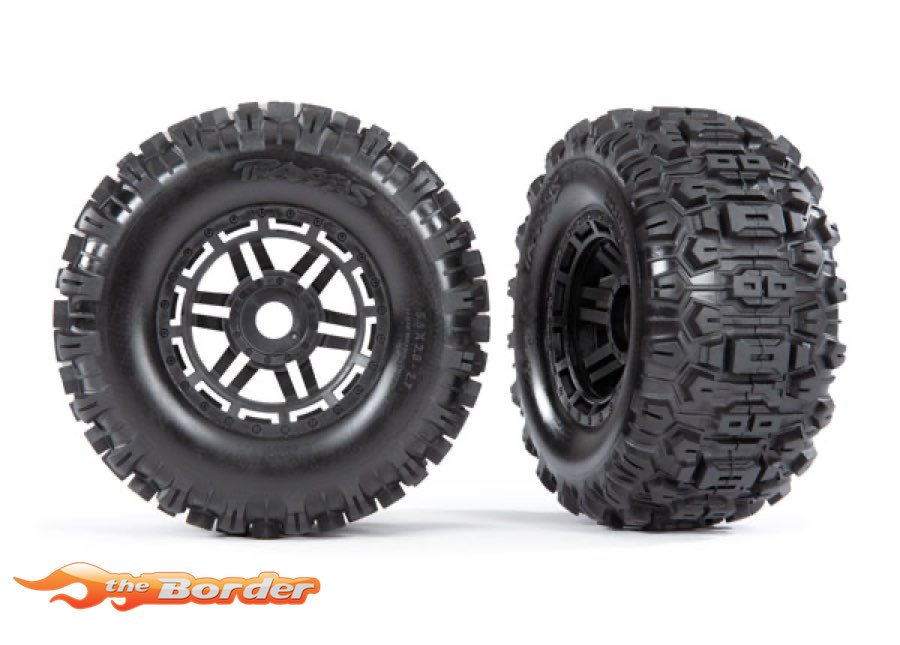 Traxxas Tires & wheels Sledgehammer 2.8 17mm Hex (2) 8973
